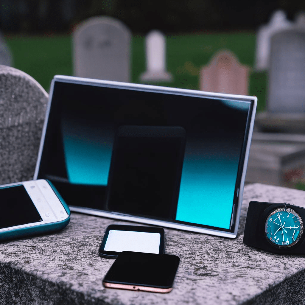 Tech on the grave